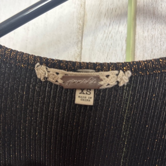 Brown and Cream Ruffled Cardigan - Picture 2 of 6